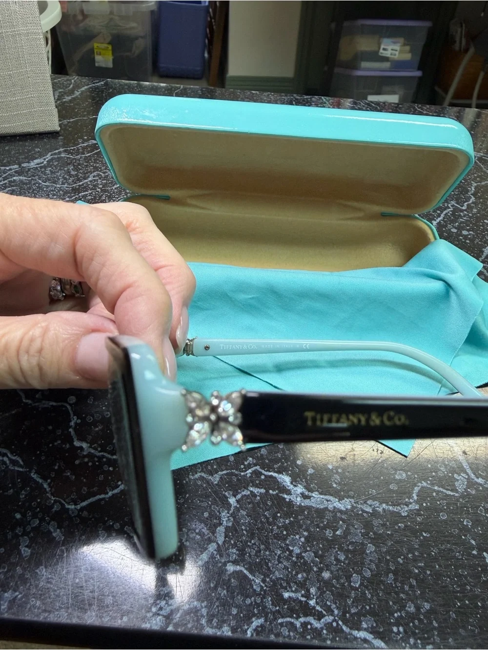 Tiffany & Co. Black Optical Frames